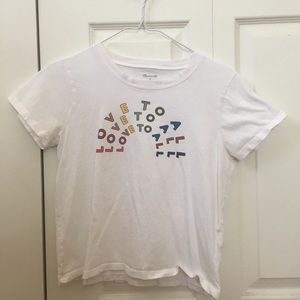Madewell “Love to all” teeshirt